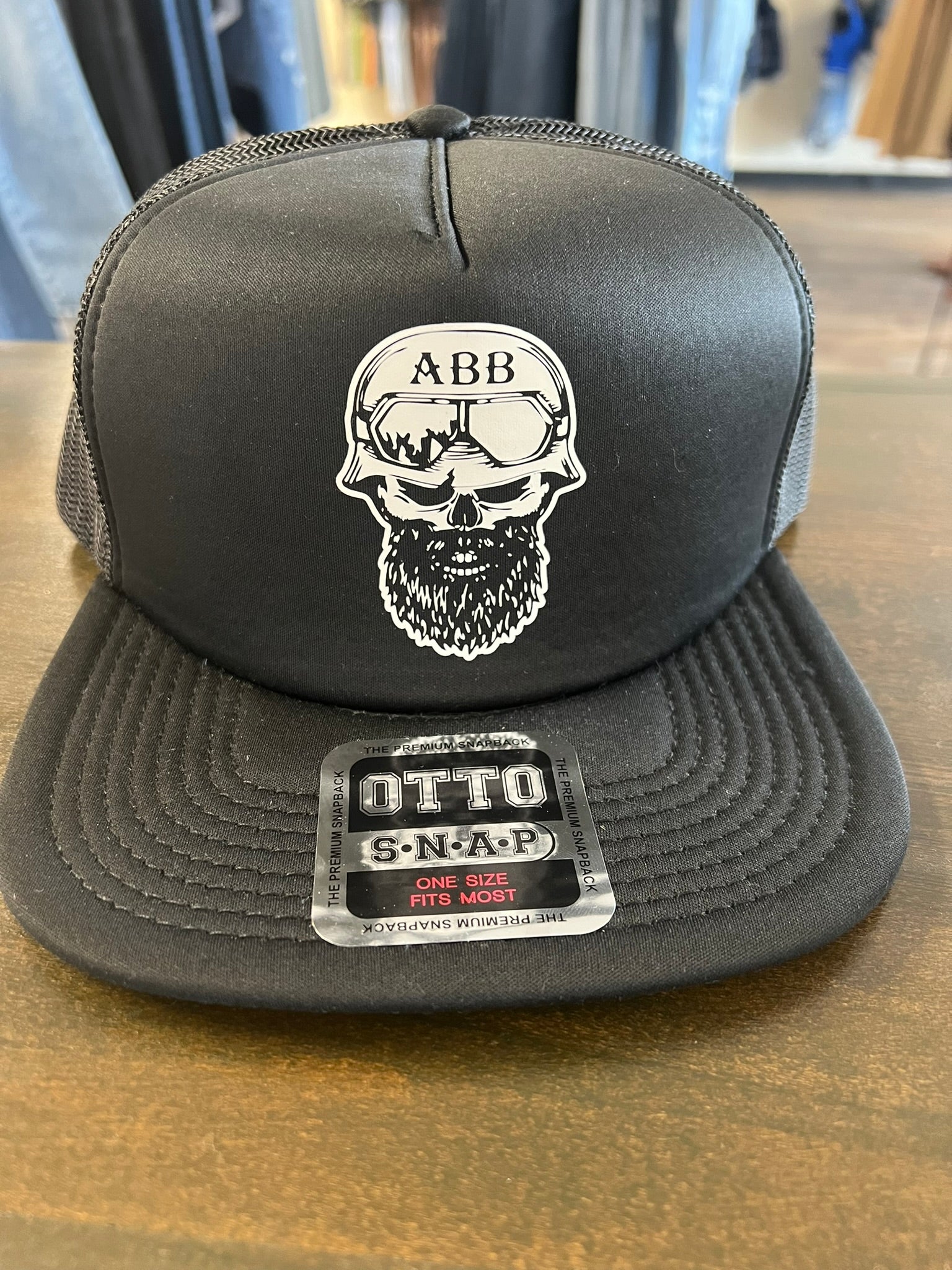 Team Nasty ABB Skull Flat Bill Snap Back