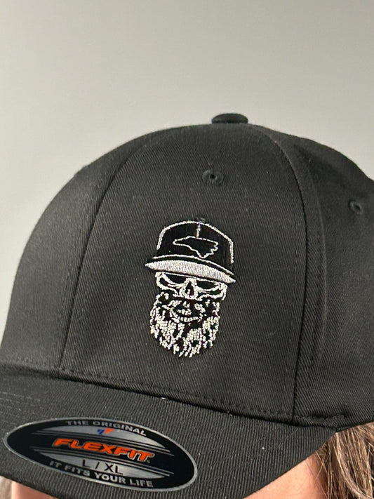 Team Nasty Skull Curved Bill Hat