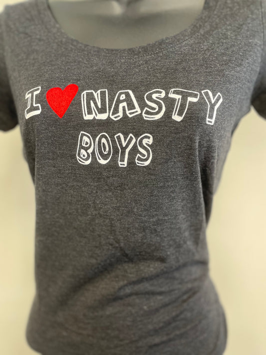 Team Nasty I Heart Nasty Boys Women's T-Shirt