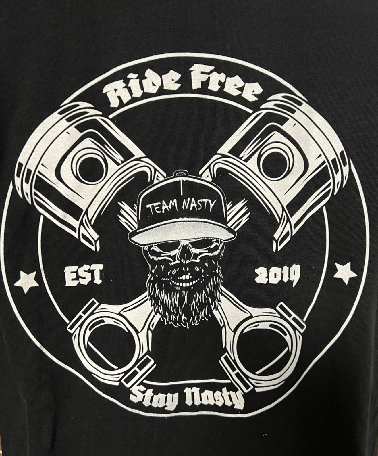 Team Nasty Ride Free Stay Nasty Men's T-shirt