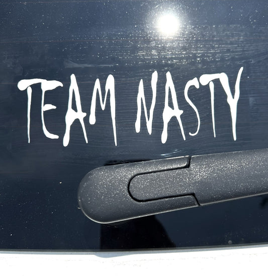 Team Nasty Vinyl Car Decal